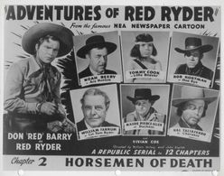 Noah Beery, Maude Allen, Don 'Red' Barry, Tommy Cook, William Farnum, Bob Kortman, and Hal Taliaferro in Adventures of R