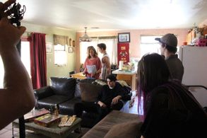 BTS picture of Jacob and Michael in, 