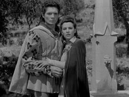 Marie Déa and Alain Cuny in Les Visiteurs du Soir (1942)