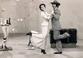 Petr Kostka and Tatjana Medvecká in Milenci z kiosku (1976)