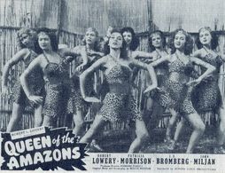 Vida Aldana, Cay Forester, Patricia Morison, and Amira Moustafa in Queen of the Amazons (1947)
