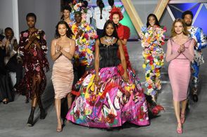 Naomi Campbell, Natalia Vodianova, Maria Borges, Winnie Harlow, and Bella Hadid