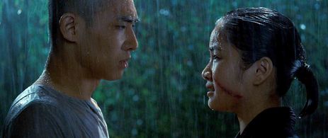 Joon Lee and Anna Sawai in Ninja Assassin (2009)