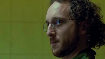 Sinister Man (Kyle Mitchell) in the Haven PD Interrogation room. Haven TV Show - 2013. Episode 409.