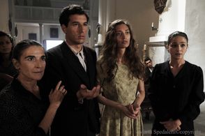 Nicole Grimaudo, Lina Sastri, Francesco Scianna, and Margareth Madè in Baaria (2009)
