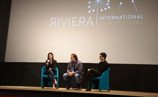 Marta Gastini and Angad Aulakh at an event for Autumn Lights (2016)