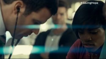 Ben Ayres, Daniel Gillies, and Allison Wilson-Forbes - Saving Hope Season 3