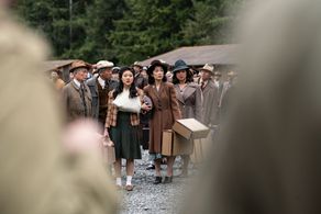 George Takei, Naoko Mori, Hira Ambrosino, Shingo Usami, and Miki Ishikawa in The Terror (2018)