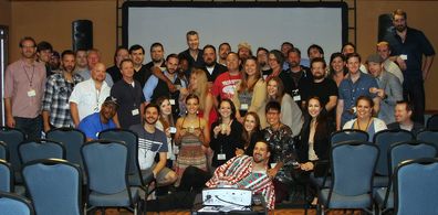 Austin Revolutions Film Festival 2015 with fellow award winners after receiving Best Actress Feature Film award