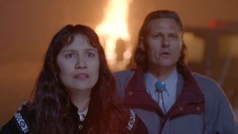 Michael Horse and Renae Morriseau in The X-Files (1993)