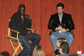 Djimon Honsou and Alex Simon at the 2007 Santa Barbara International Film Festival.