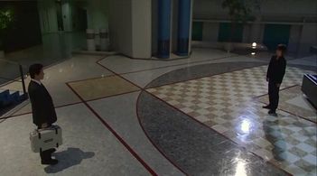 Tatsuya Fujiwara and Takeshi Kaga in Death Note: The Last Name (2006)