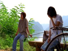 Cho Seung-woo and Kim Hee-seon in Wanee & Junah (2001)