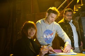 Melisa Pamuk, Adil Oguz Valizade, and Arif Valizadeh in Kilit (2021)
