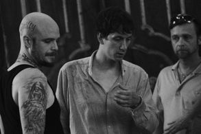 Gregor Skocir, Jurij Drevensek, and Niklas Kvarforth in The Curse of Valburga (2019)