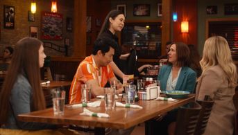 Katie Lee Hill with Molly Shannon in The Other Two.