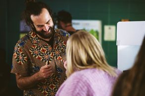 Michael Worthman in Astrid and Lilly Save the World (2022)