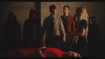 Ruchika Jain, Fergus Foster, Max Dimitrov, Maddie Crofts, Sara Kelly, Mark Lisseman, and Anne Rason in Inherit the Witch