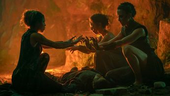 Remmie Milner, Ruta Gedmintas and Sasha Frost in His Dark Materials (2020)