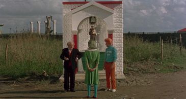 Ninetto Davoli, Silvana Mangano, and Totò in The Witches (1967)