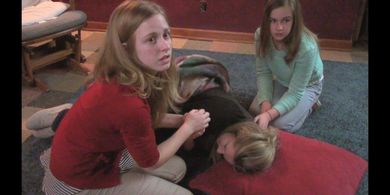 Aliyah Studt, Molly Cravens, and Courtni Aries in Up on High Ground (2014)