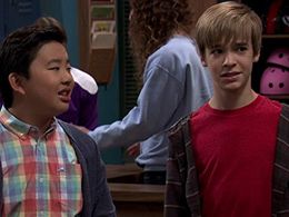 Albert Tsai and Mitchell Wray in Coop and Cami Ask the World (2018)