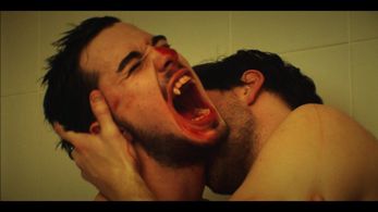 Rhys Howells and Dan Briggs in Vampires: Brighter in Darkness (2011)