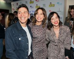 Alma Zack, Yuval Semo, and Liat Harlev at an event for Elisha (2015)