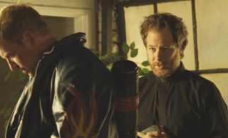 Ned Liebl and Jake Busey in Cross