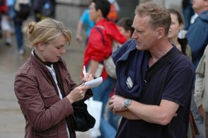 Johnathan Young and Kristina Heuer in Leipzig Homicide (2001)