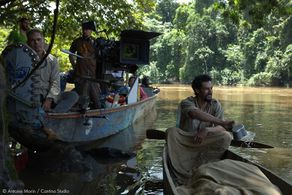 on set of LA VIE PURE - as Raymond Maufrais