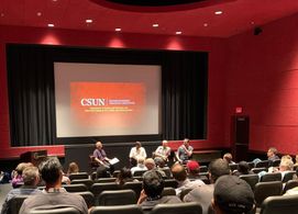 Moderating PGA Panel on Music in Film at CSUN on November 9, 2019