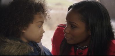 Carryl and son, Oscar Coleman in Silent Witness. BBC