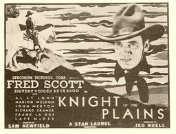 Fred Scott and White King in Knight of the Plains (1938)