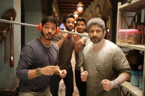 Kunal Kemmu, Arshad Warsi, Tusshar Kapoor, and Shreyas Talpade in Golmaal Again (2017)