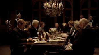 Pernilla August, Hans Alfredson, Samuel Fröler, Marie Göranzon, Lena T. Hansson, Roland Hedlund, and Lennart Hjulström i