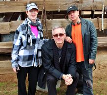 Director Bryan W. Simon with Producers Marjorie Engesser and Christopher Lockhart.
