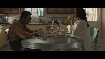 Jackson with Chris Messina and Noomi Rapace in 