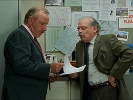 David Jason and John Lyons in A Touch of Frost (1992)