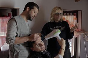 Haunted - Behind the Scene, Old Woman make-up