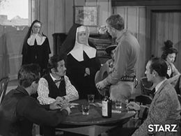 Steve McQueen, Lillian Bronson, and Claire Griswold in Wanted: Dead or Alive (1958)