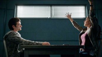 Still of Jeff Adler and Jaina Lee Ortiz in Rosewood: Season 1, Episode 12 - 'Negative Autopsies and New Partners'