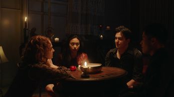 Daniella Dela Peña, Danny Vo, Zoé De Grand Maison, and Luke Hutchie in EZRA (2022)