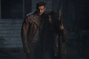 Nico Tortorella and Aliyah Royale in The Walking Dead: World Beyond (2020)