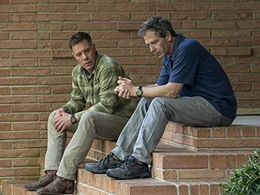 Marc Menchaca and Ben Mendelsohn in The Outsider (2020)