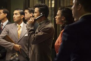 Hayley Atwell, Enver Gjokaj, and Brian Castellanos in Agent Carter (2015)