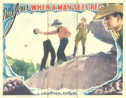 Peggy Campbell, Buck Jones, and LeRoy Mason in When a Man Sees Red (1934)
