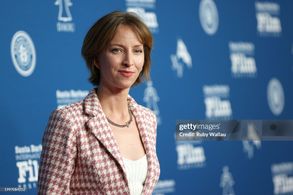 Julia Aks arrives at the 39th Santa Barbara International Film Festival