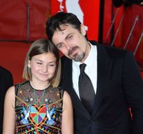 Casey Affleck and Anna Pniowsky at an event for Light of My Life (2019)