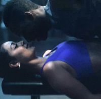 Akono Dixon and Alexa Demie on set of, ‘Euphoria.’